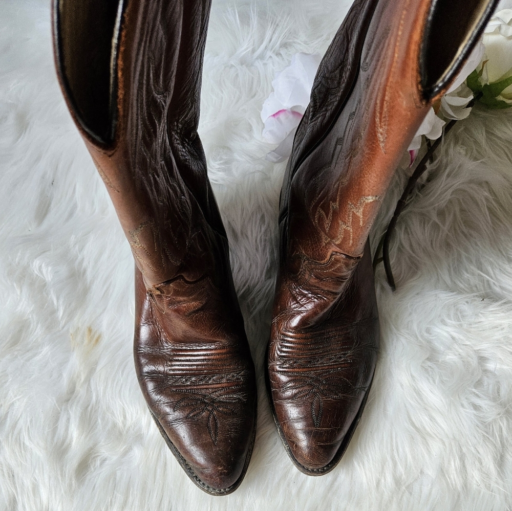 Dan Post 8.5D Cowboy Boots - Picture 4 of 5